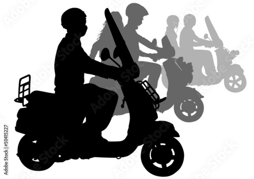 Scooter motor