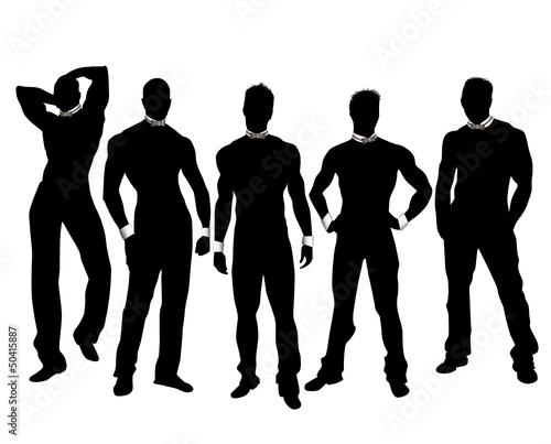 Five vector Chippendales