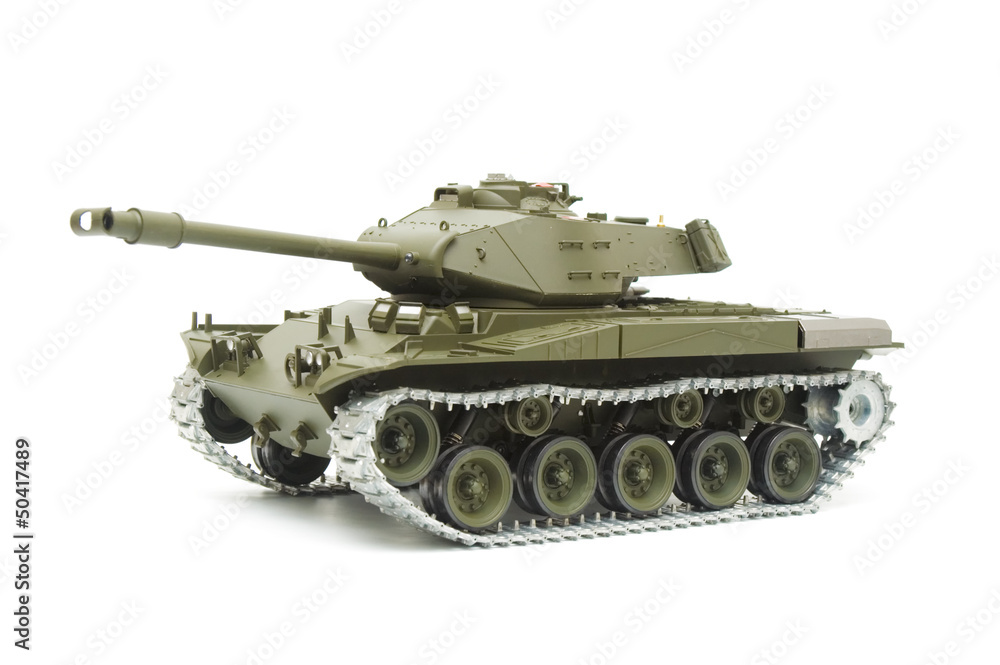 U.S. Bulldog tank model on white background