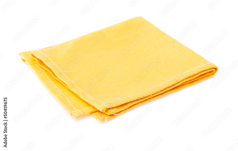Yellow napkin