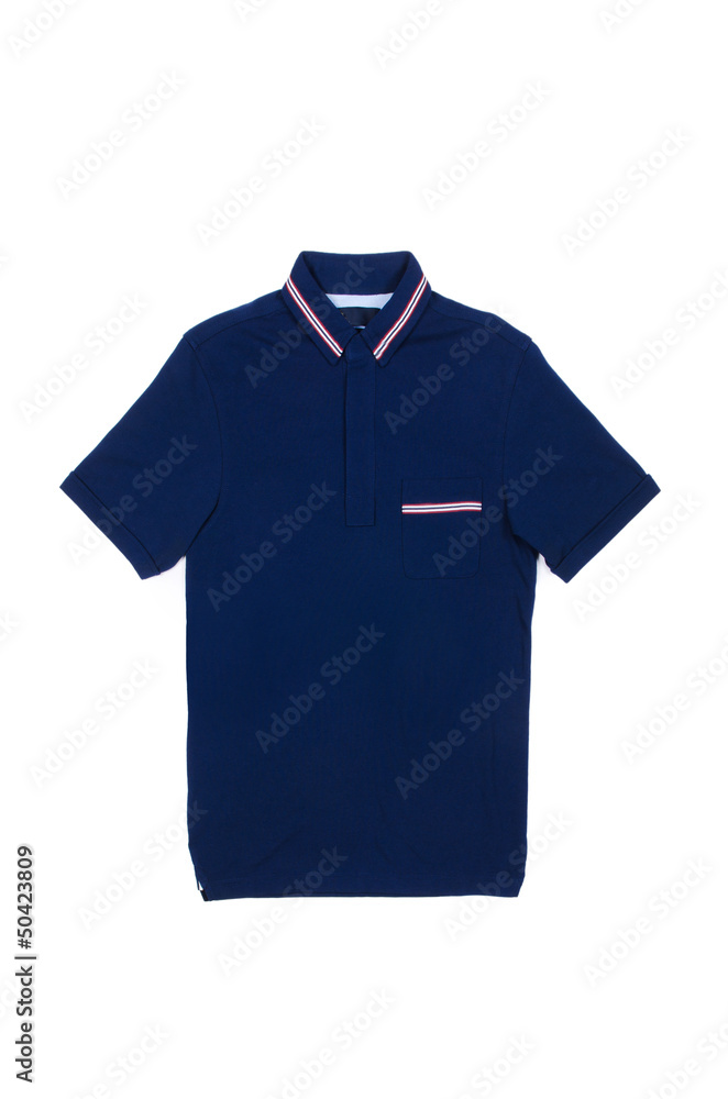 Male t-shirt isolated on the white background Male t-shirt isolated on the white background