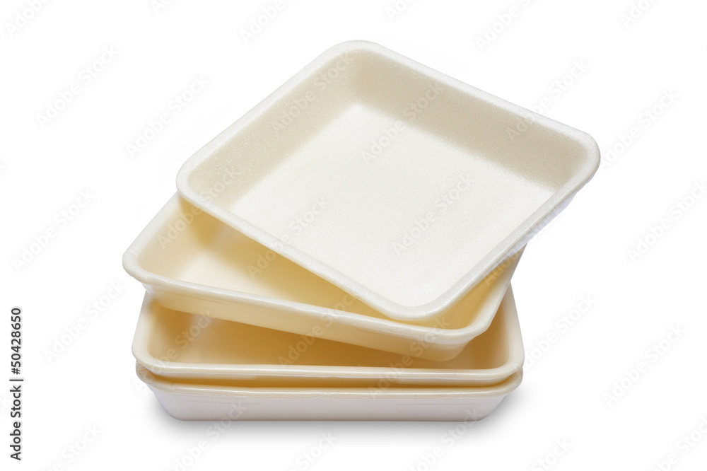 Empty Styrofoam of food container Empty Styrofoam of food container