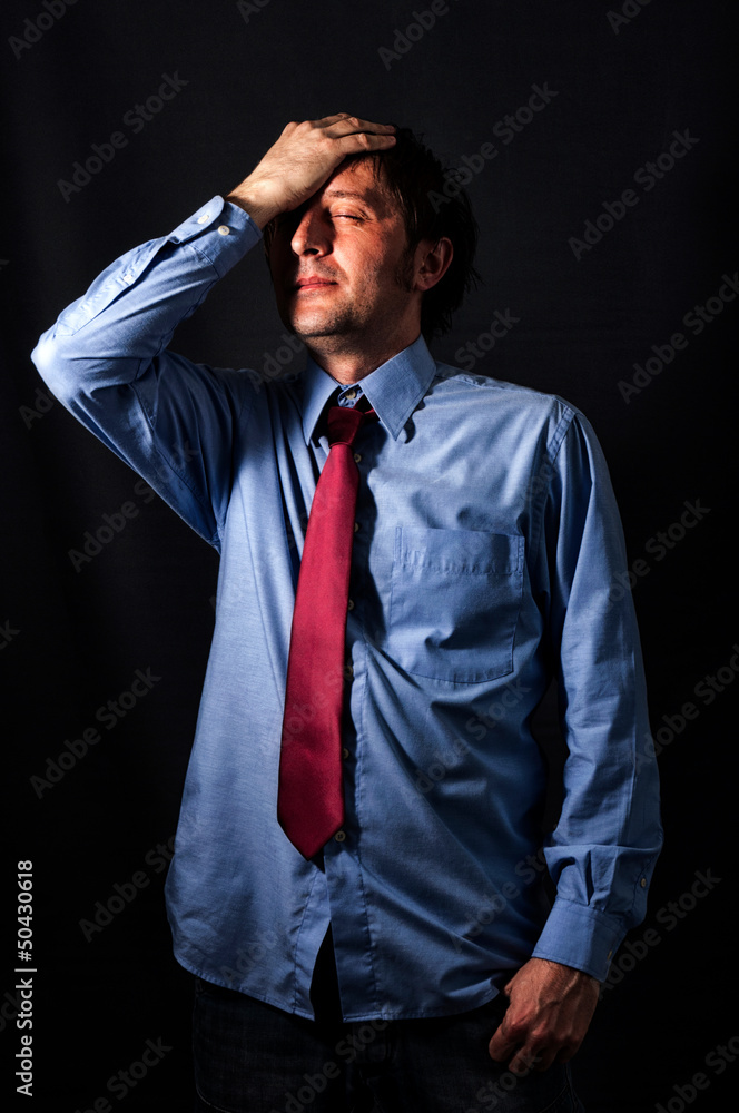 Fototapeta premium Low key stress