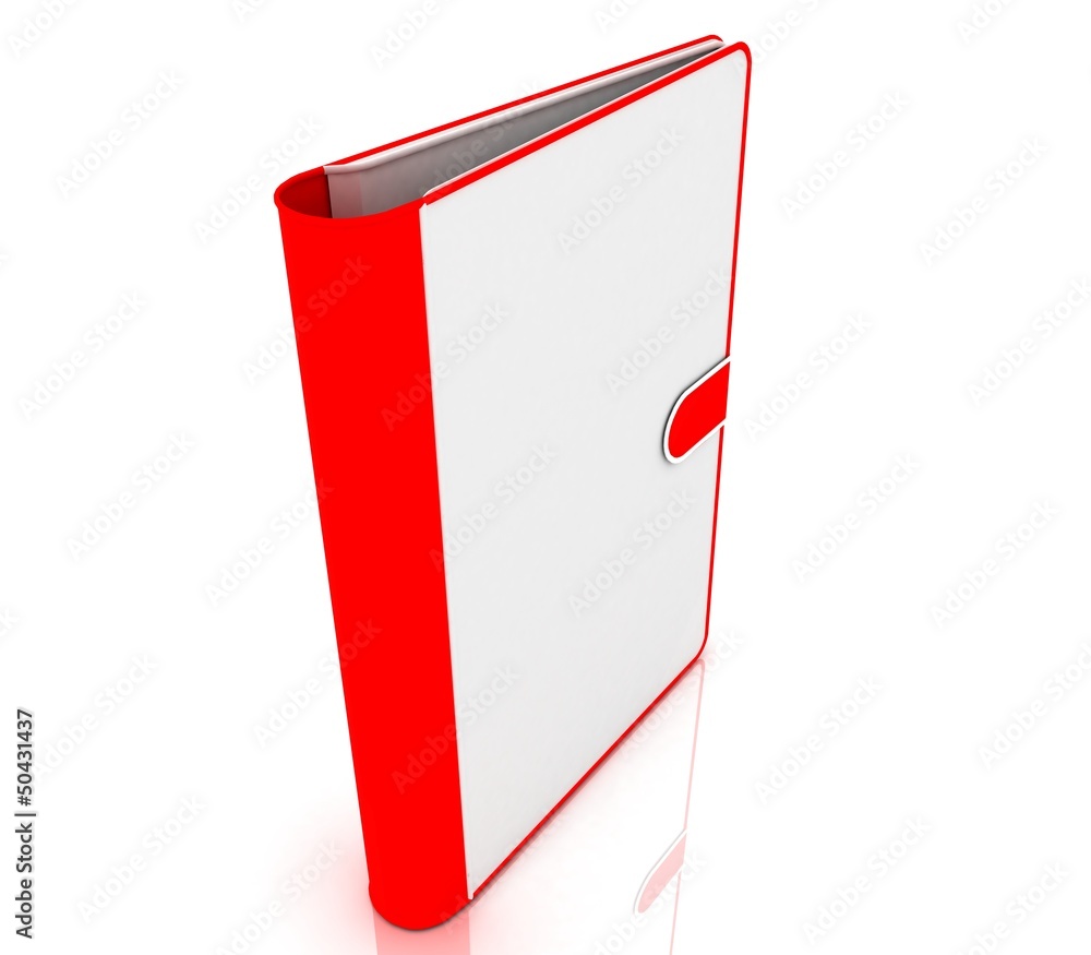 white folders for documents in 3-d visualization white folders for documents in 3-d visualization