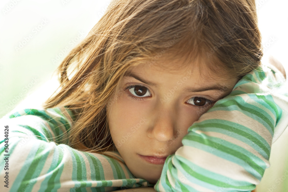 sad child-Girl With Sad Face sad child-Girl With Sad Face