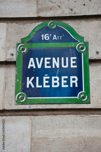 Murais de parede avenue Kléber à Paris 16ièm