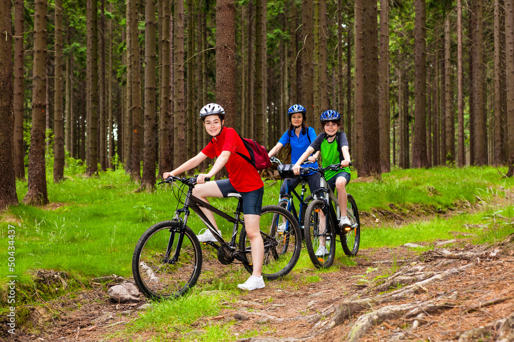 Family biking Family biking