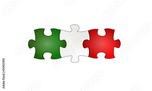 bandiera italiana puzzle