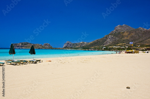 Fototapeta Naklejka Na Ścianę i Meble -  Falsarna beach in Crete, Greece