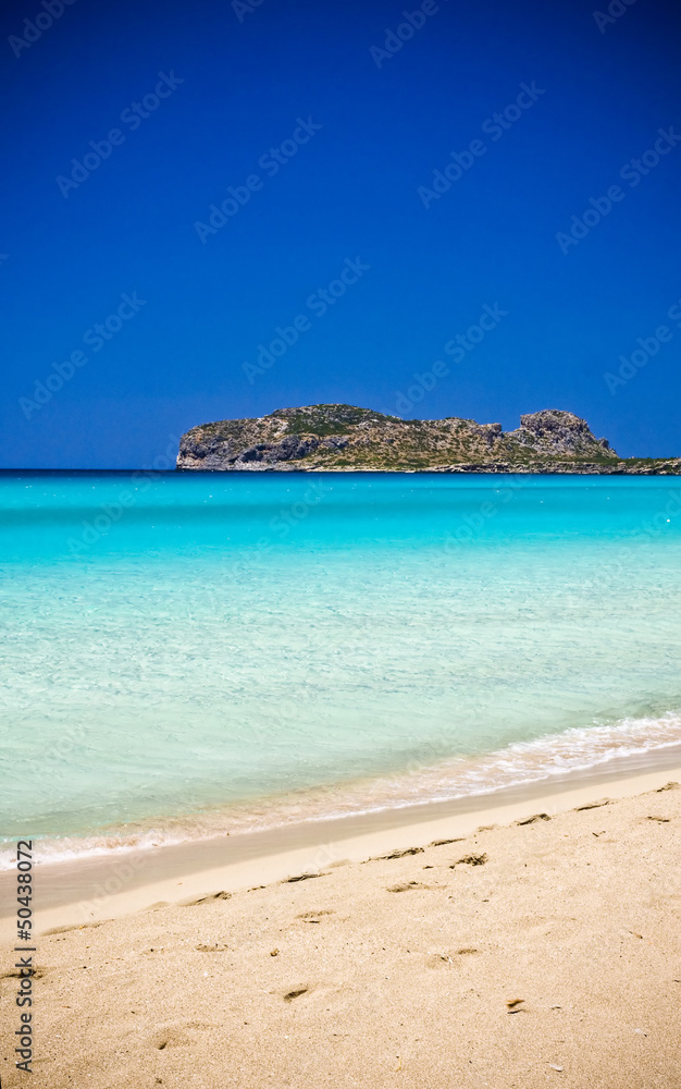 Falsarna beach in Crete, Greece