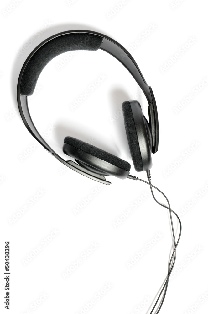 Headphones on white background Headphones on white background