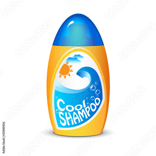 Yellow Bottle Of Cool Shampoo