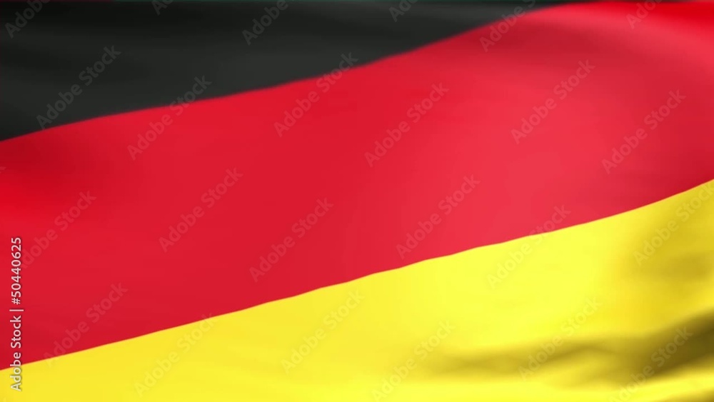 Animated flag Germany - Loop - geringe Schärfentiefe Animated flag Germany - Loop - geringe Schärfentiefe