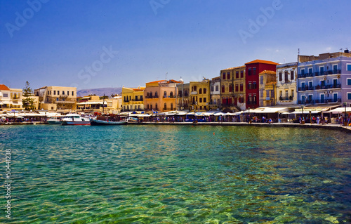 Harbor and streets of Chania/Crete/Greece © anilah