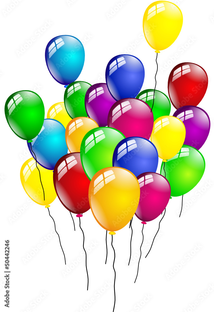 Luftballons steigen empor Luftballons steigen empor