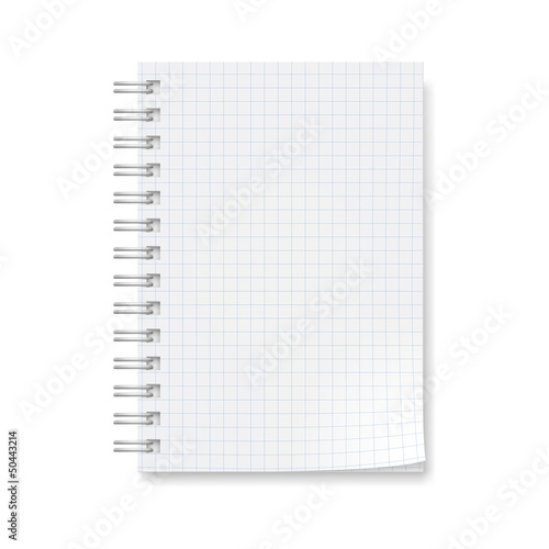 Realistic notebook