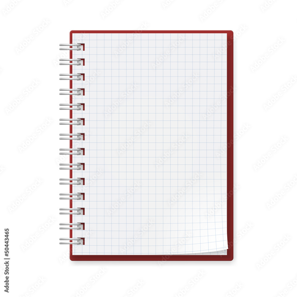 Realistic notebook Realistic notebook