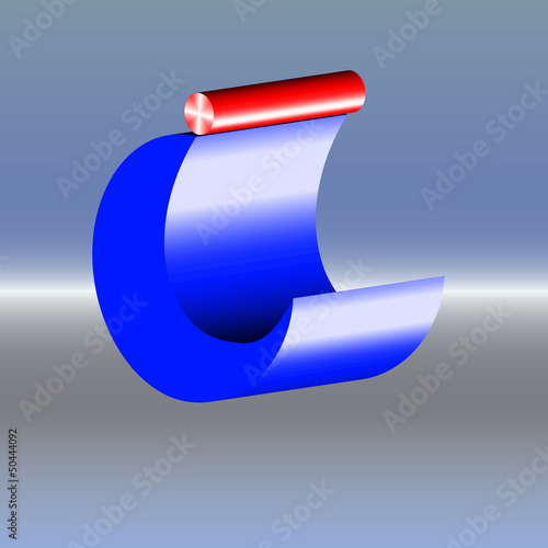 Rollo rot blau