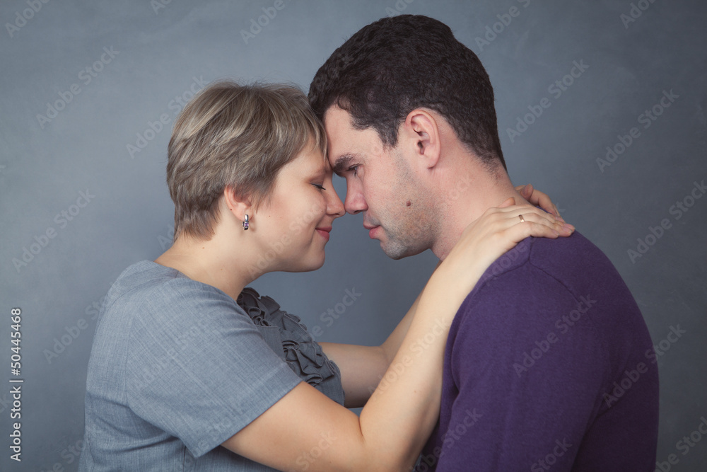 Portrait of a man and woman Portrait of a man and woman