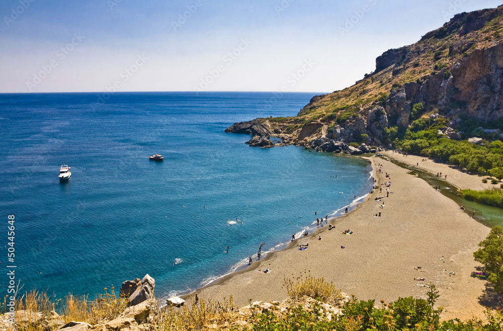 seascape on Crete, Greece
