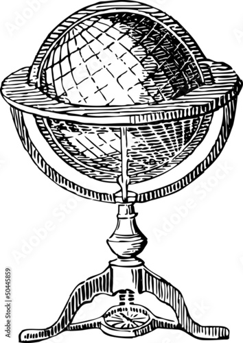 vintage globe