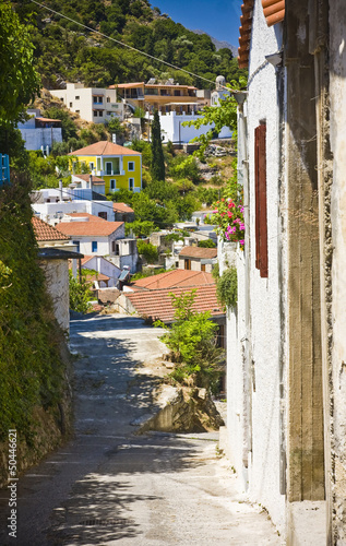 Small cretan village in Crete island, Greece.