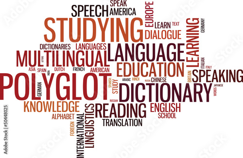 Polyglot typographical wordcloud #50448025