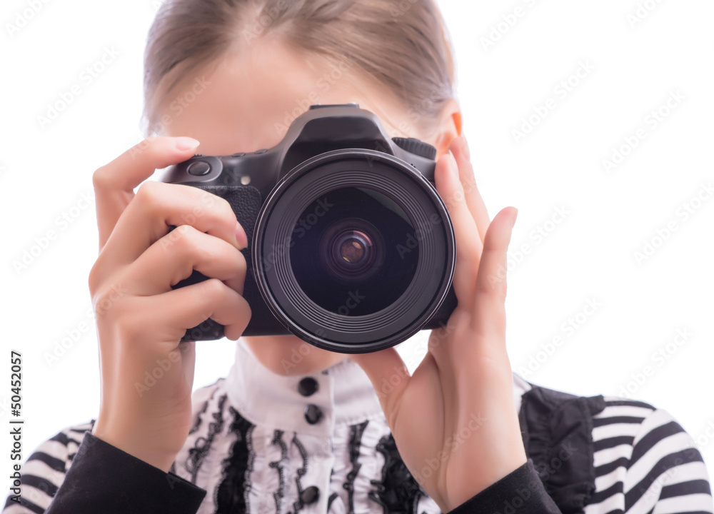 Girl with camera Girl with camera