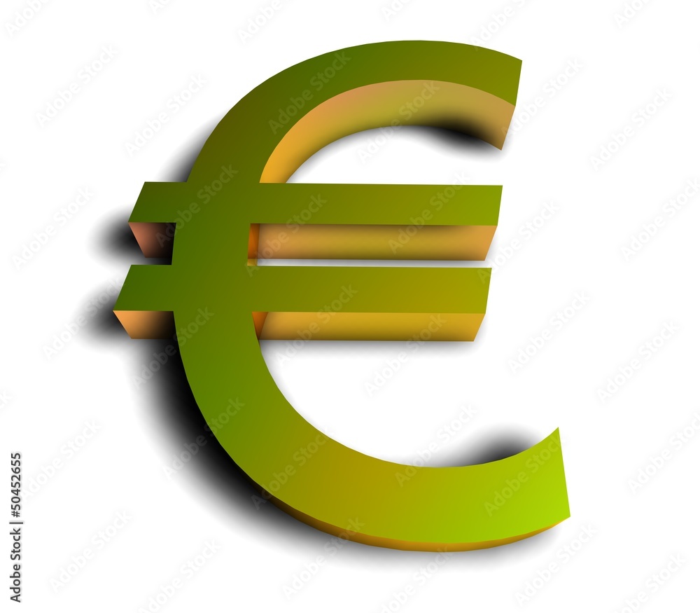 3D Goldzeichen - Euro III 3D Goldzeichen - Euro III