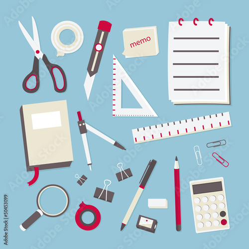 stationary - office supplies set