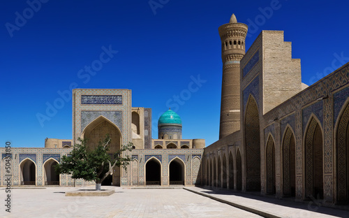 The Poi Kalyan architectural complex in Bukhara, Uzbekistan