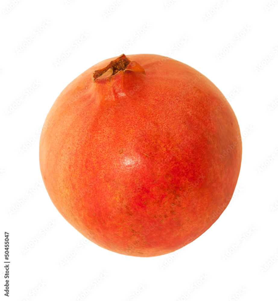 Pomegranate isolated on a white background. Pomegranate isolated on a white background.