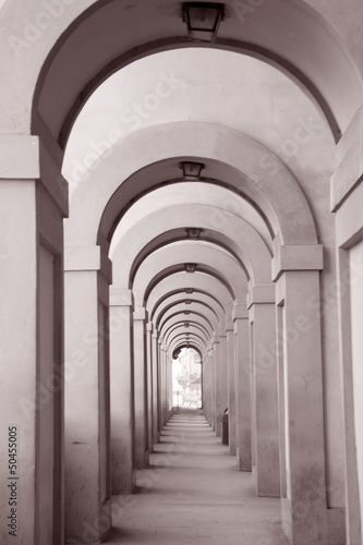 Fototapeta Naklejka Na Ścianę i Meble -  The Famous Corridoio Vasariano, Florence