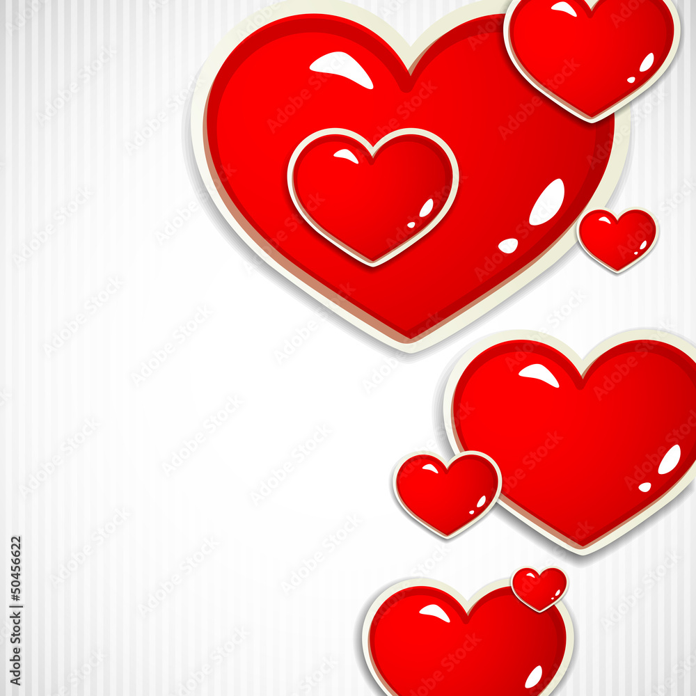 Valentine`s Day background with hearts Valentine`s Day background with hearts