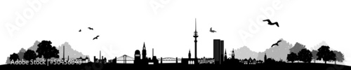 Hamburg Skyline Landschaft
