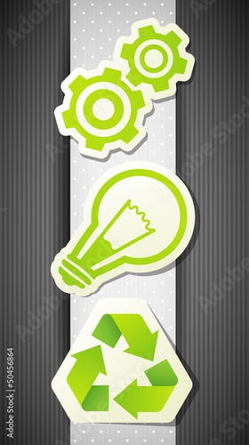 set of eco labels