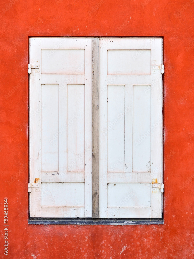 Traditional house window in Copenhagen -  Denmark