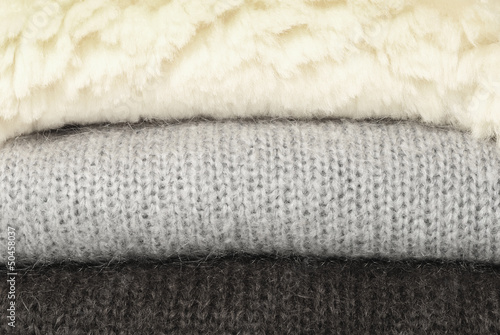 Sheep fur and mohair pullovers