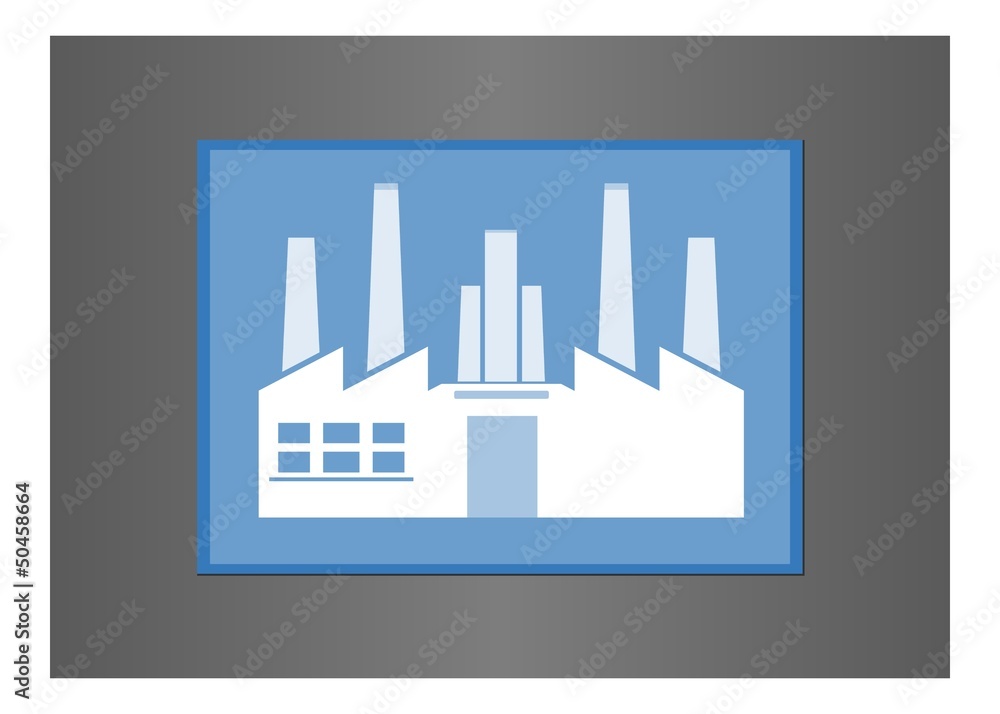 Usine dans un cadre Usine dans un cadre