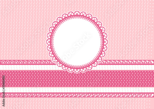 scrapbook pink vector background