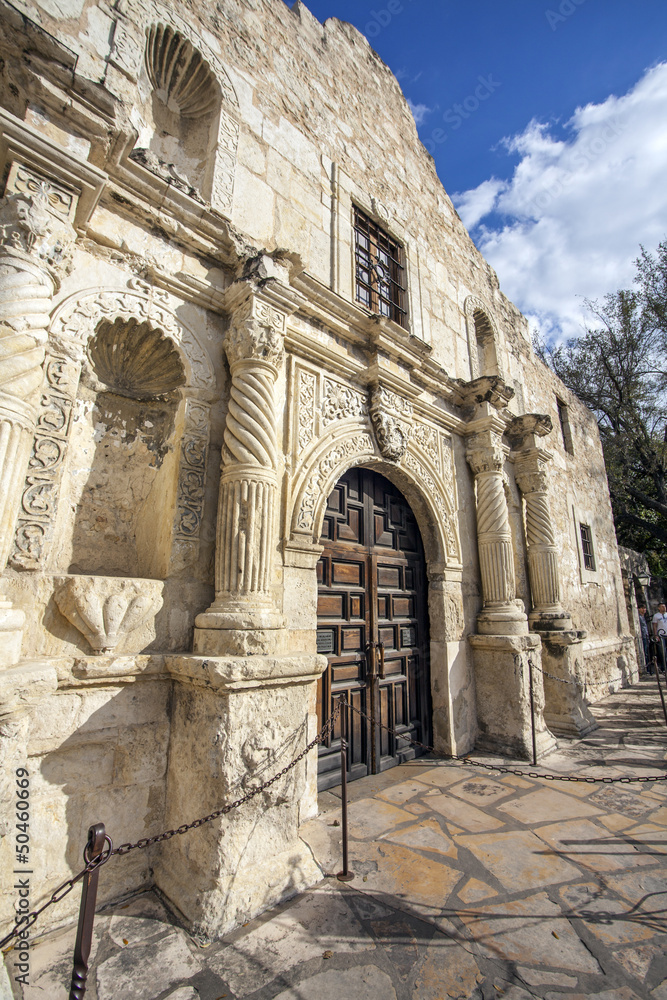 Obraz premium Fort Alamo in San Antonio Texas