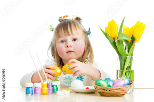 cute smiling baby girl pain...