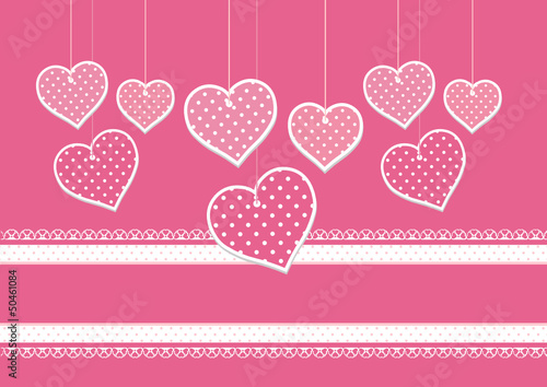scrapbook hearts background