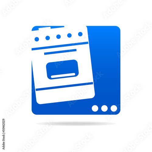 kitchen stove logo icon