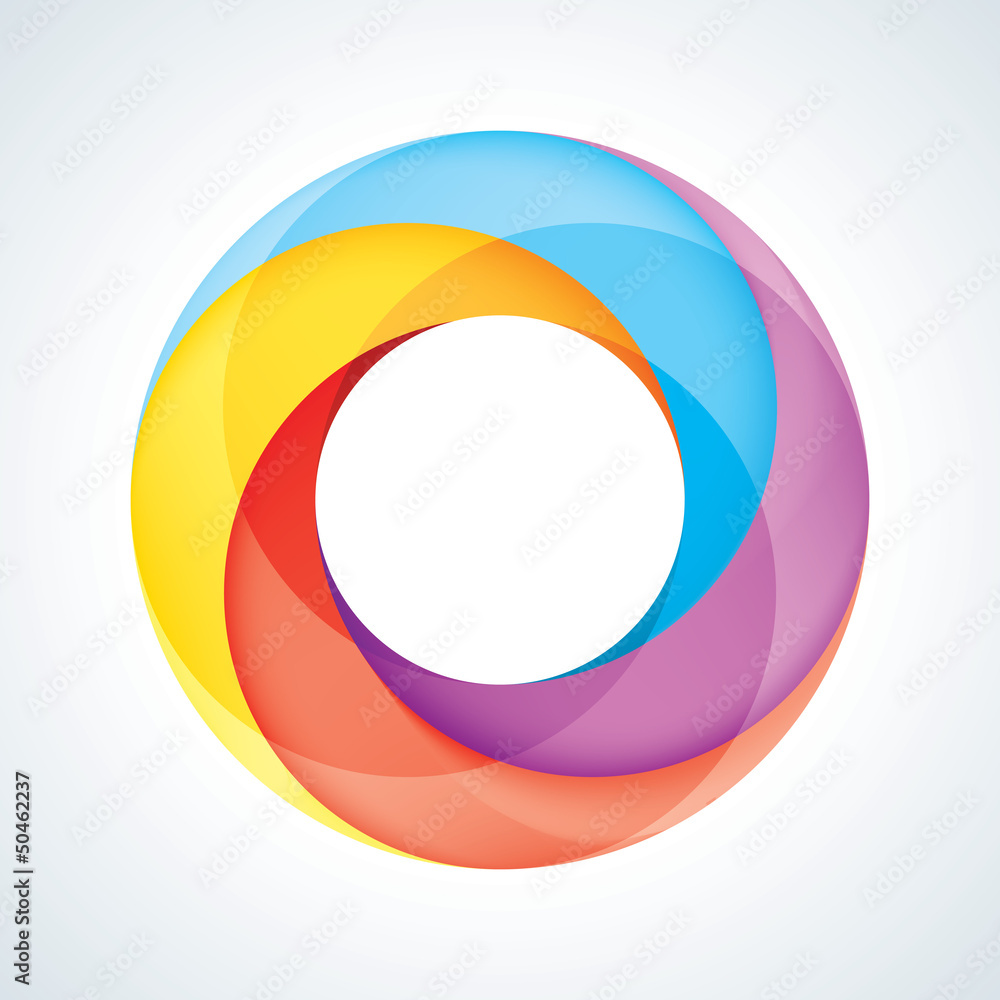 Abstract Infinite Loop Sign Template. Corporate Icon. 4 Pieces S Abstract Infinite Loop Sign Template. Corporate Icon. 4 Pieces S