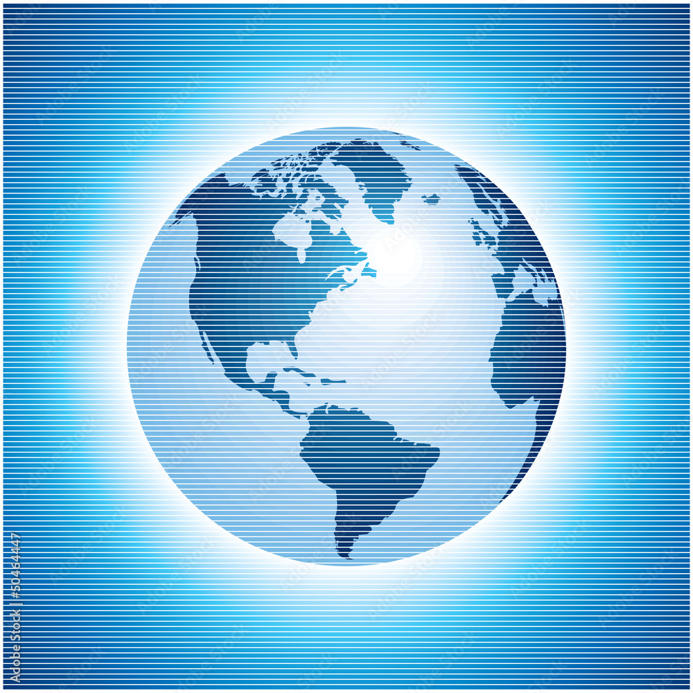 globe icon vector with blue background globe icon vector with blue background