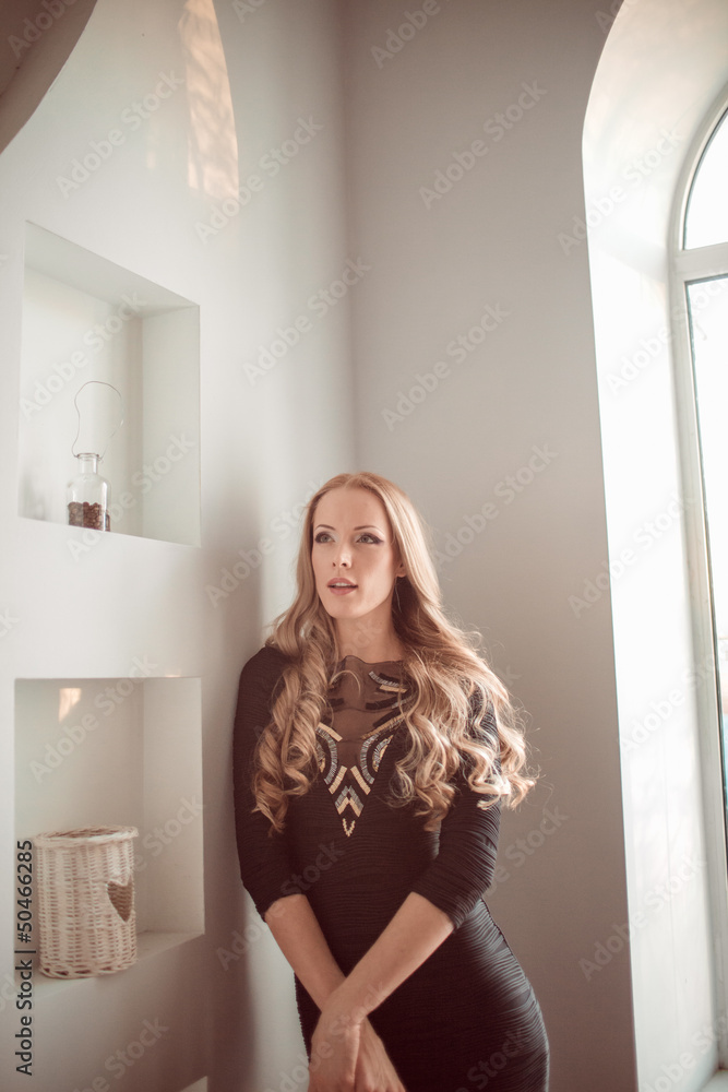 beautiful woman with tulips beautiful woman with tulips