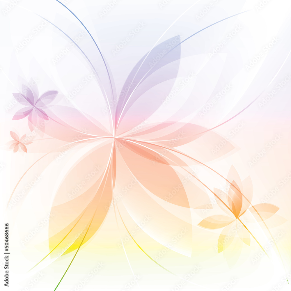 Floral abstract background Floral abstract background