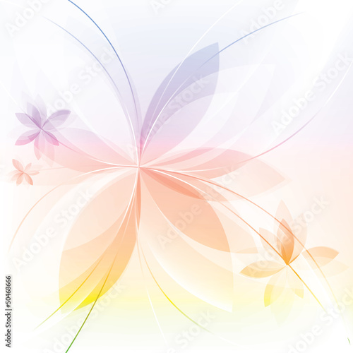 Floral abstract background