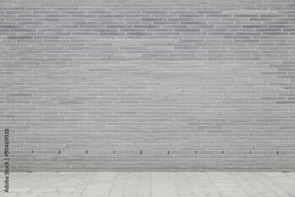 Fototapeta premium Hintergrund Wand mit Klinkern